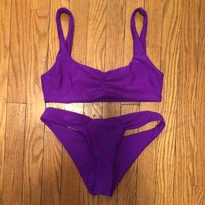 Purple Zaful Bikini Set